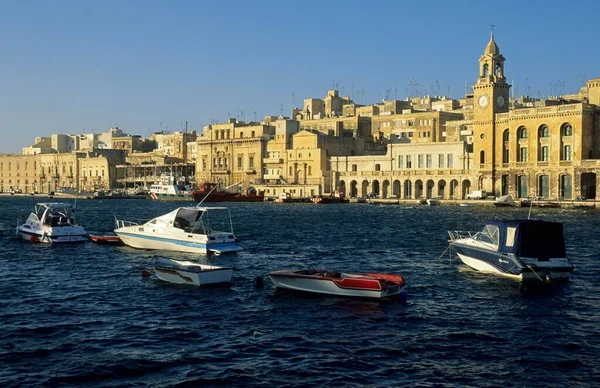 Senglea Dan Birgu Vittoriosa Valletta Malta Avrupa — Stok fotoğraf