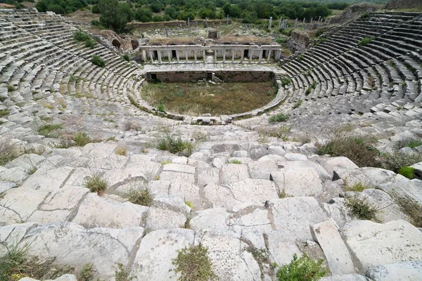 Amphitheatre Aphrodisias Aydin Turkey Asia — Stock Photo, Image