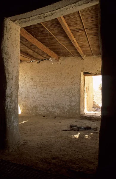 Old Mosque Oasis Bzemah Bzimah — Zdjęcie stockowe