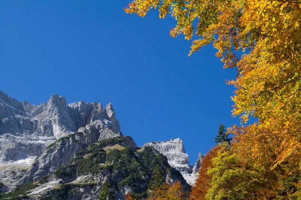 Autumn Karwendel Mountains Alps Austria Europe — Stock Photo, Image