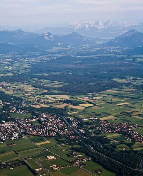 Vue Aérienne Alpes Bavière Allemagne Europe — Photo