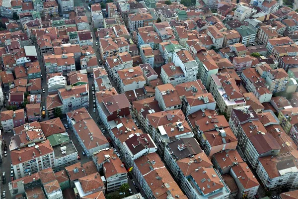 Vista Aérea Distrito Levent Istambul Turquia Ásia — Fotografia de Stock