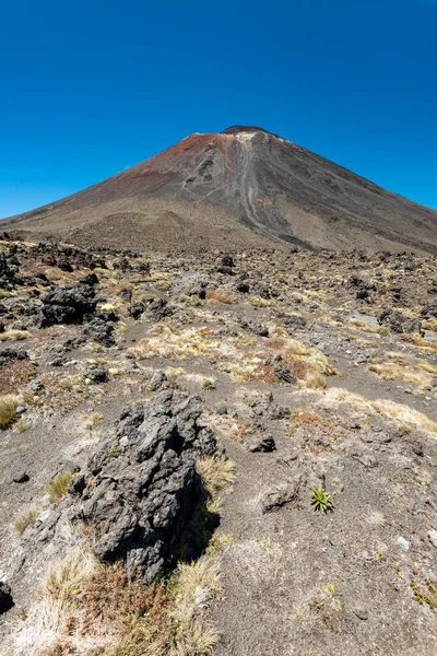 Mount Ngauruhoe Active Volcano Volcanic Landscape Tongariro Alpine Crossing Tongariro — Stockfoto