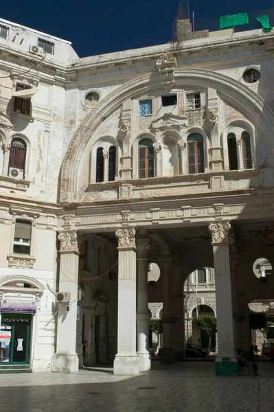 Klasické Budovy Italské Čtvrti Tripolis Libye Afrika — Stock fotografie