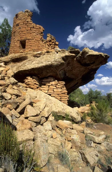 Geschilderde Hand Pueblo Canyons Ancients Nationaal Monument Colorado Verenigde Staten — Stockfoto