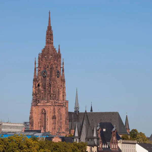 Kaiserdom Frankfurt Main Hesse Germany Europe — Zdjęcie stockowe