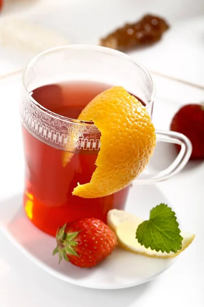 Fruit Tea Close View — kuvapankkivalokuva