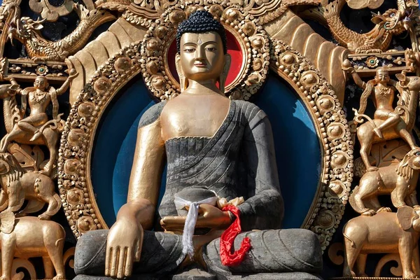 Buddha Statue Buddhist Thrangu Tashi Yangtse Monastery Namo Buddha Nepal —  Fotos de Stock