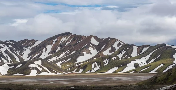 Rhyolite Mountains Landmannalaugar Iceland Europe — Zdjęcie stockowe