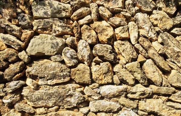 Detail Dry Wall Stone Wall — Stock Fotó