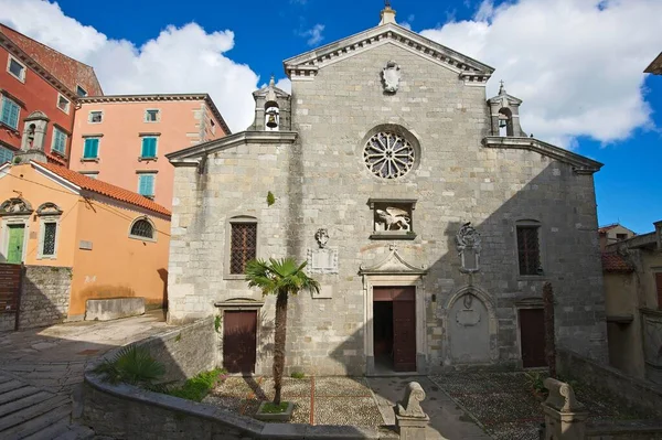 Church Holy Virgin Mary Old Town Labin Istria Croatia Europe — Fotografia de Stock
