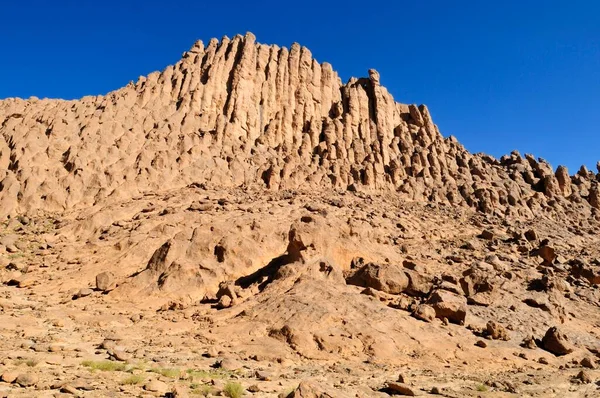 Volcanic Rocks Landscape Atakor Hoggar Ahaggar Mountains Wilaya Tamanrasset Algeria — 图库照片