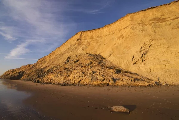 Steep Coast Loenstrup Village Jutland Denmark Europe — Stock Photo, Image