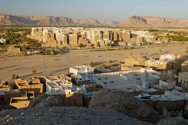 View Old Town Shibam Wadi Hadramaut Yemen Asia — Stock Photo, Image