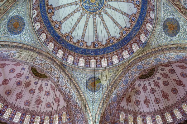 Interior View Blue Mosque Sultanahmet Istanbul Turkey Asia — Fotografia de Stock