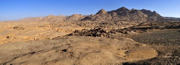 Granite Landscape Hoggar Ahaggar Mountains Wilaya Tamanrasset Algeria Sahara North —  Fotos de Stock