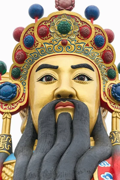 Xuan Tian Shang Statue Taoist God North Pole Pavilion Lotus — ストック写真