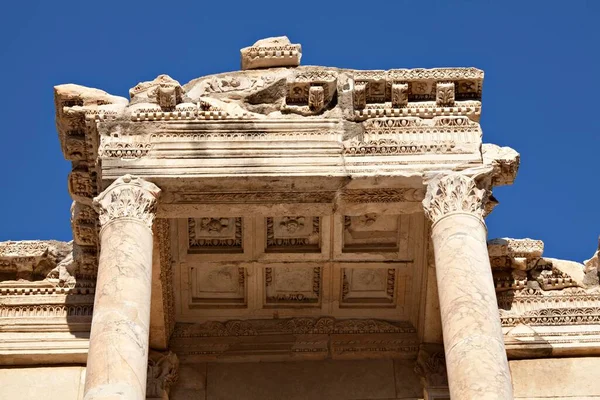 Biblioteca Celso Antico Edificio Efeso Smirne Turchia Asia — Foto Stock