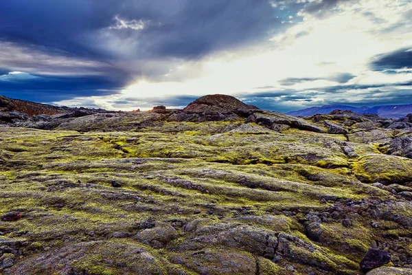 Wulkan Leirhnjkur Krafla Volcano Range Reykjahl Mvatni Wyspa — Zdjęcie stockowe