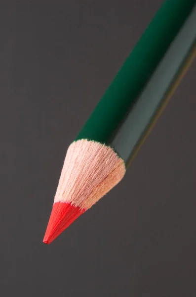 Cutting Costs Closeup Red Pencil — Stockfoto