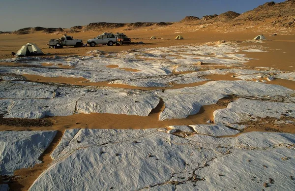 Rock formations in the libyan desert