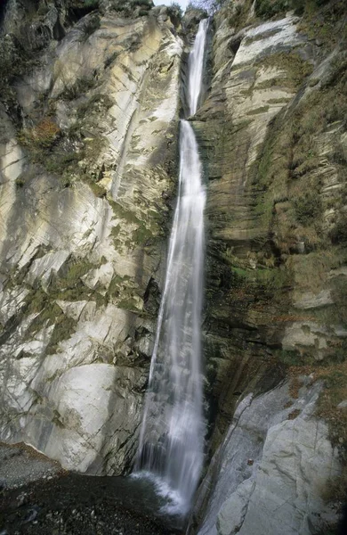 Waterfall Soglio Val Bregaglia Bergell Switzerland Europe — Stock fotografie