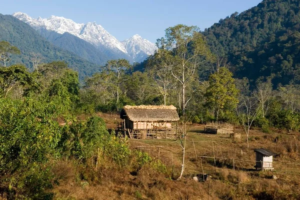 Rawang Village Phon Kan Razi National Park Kachin State Myanmar — Fotografia de Stock