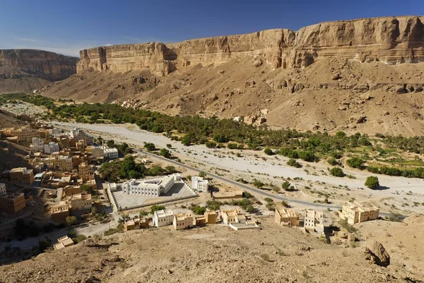 Village Khaylla Khaylah Wadi Doan Hadramaut Yemen Asia — Foto Stock