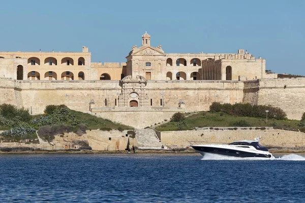 Fuerte Manoel Fortaleza Orden San Juan Isla Manoel Gzira Malta — Foto de Stock