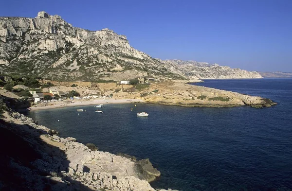 Calanque Marseilleveyre Provence France Europe — стокове фото