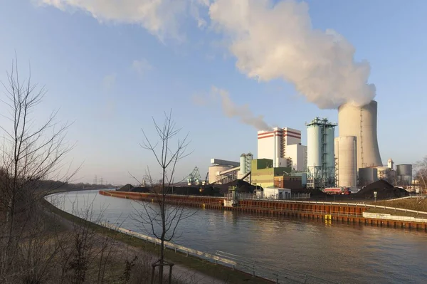 Trianel Coal Fired Power Plant Datteln Hamm Canal Lnen Ruhr — Φωτογραφία Αρχείου