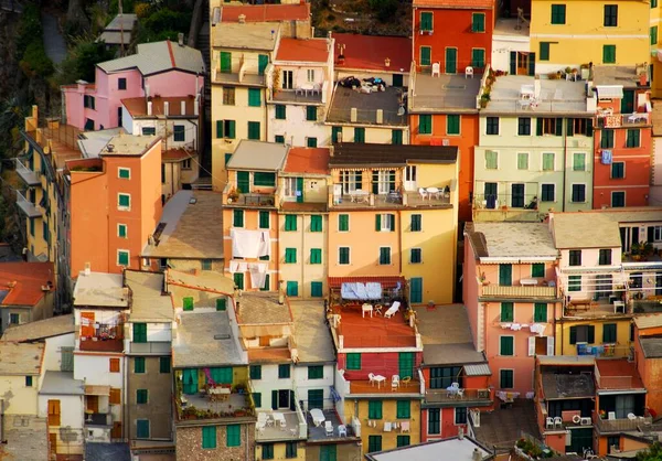 Riomaggiore Cinque Terre Ulusal Parkı Ligurian Denizi Talyan Riviera Liguria — Stok fotoğraf