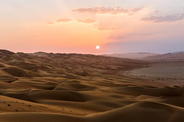 Sand Dunes Sunset Rub Khali Empty Quarter United Arab Emirates — Photo
