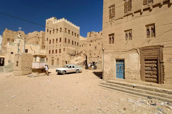 Old Town Hajjaryn Wadi Doan Hadramaut Yemen Asia — Φωτογραφία Αρχείου