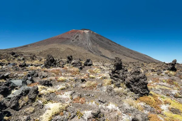 Mount Ngauruhoe Active Volcano Volcanic Landscape Tongariro Alpine Crossing Tongariro — Φωτογραφία Αρχείου