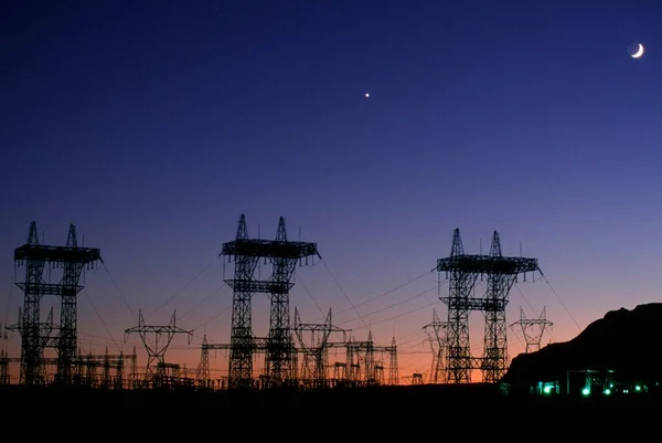 Power Poles Usa North America — Foto de Stock