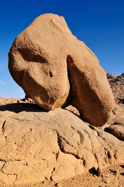Granite Boulders Hoggar Ahaggar Mountains Wilaya Tamanrasset Algeria Sahara North — ストック写真