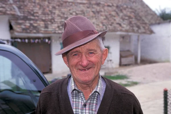 Old Hungarian Farmer Hat Hungary — Stock Photo, Image