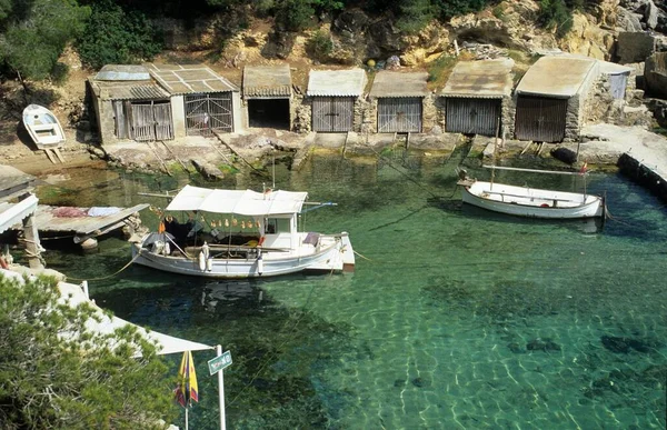 Rybářský Přístav Cala Mastella Ibiza — Stock fotografie