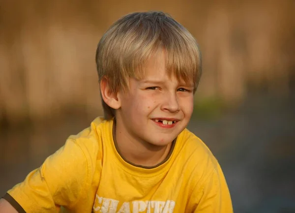 Boy Portrait Hohenlohe Germany Europe — Stock fotografie