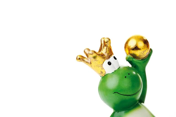 Frog King Golden Ball — Photo