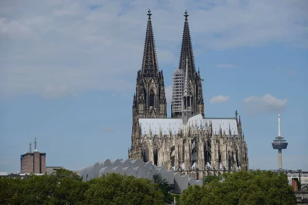 Katedra Kolonii Lista Światowego Dziedzictwa Unesco Kolonia Nadrenia Północna Westfalia — Zdjęcie stockowe