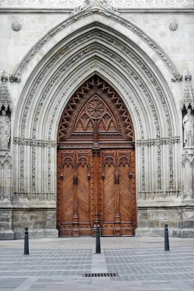 Church Entrance Bilbao Spain — Φωτογραφία Αρχείου