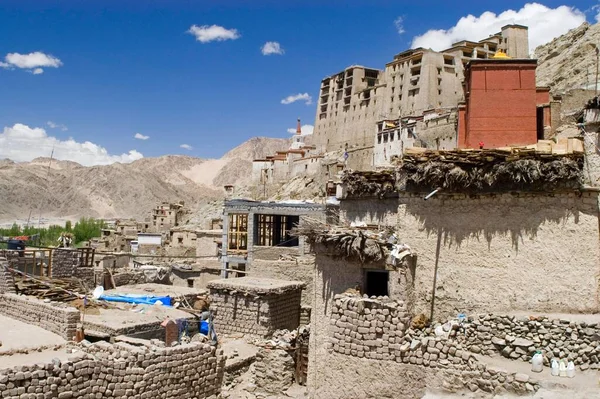 Old House Historic Center Leh Ladakh Jammu Kashmir India Asia — Stockfoto