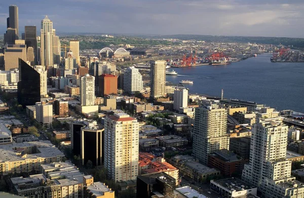 Skyline Seattle Washington State Usa North America — Foto Stock