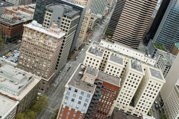 Центр Города Центр Сиэтла Штат Вашингтон Сша Соединенные Штаты Америки — стоковое фото