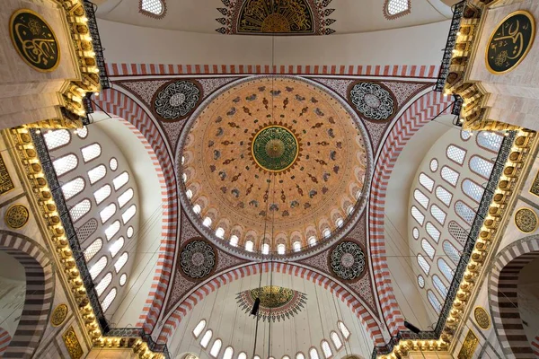 Meczet Sleymaniye Został Zbudowany Polecenie Sułtana Sleymana Sleyman Wspaniały — Zdjęcie stockowe