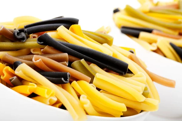 Noodles White Close View — Stock Photo, Image