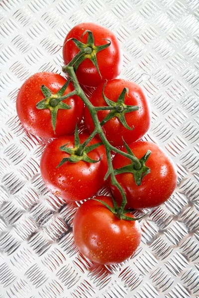 Close Fresh Ripe Tomatoes Food Concept — Fotografia de Stock