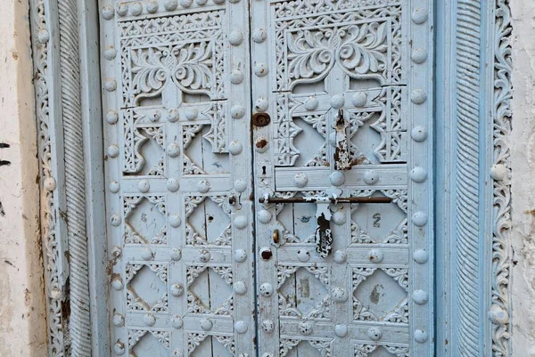 Historic Door Old Town Mukalla Mukalla Yemen Asia — Φωτογραφία Αρχείου